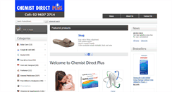 Desktop Screenshot of chemistdirectplus.com.au
