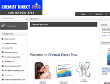 Tablet Screenshot of chemistdirectplus.com.au